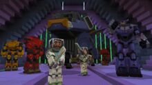 Minecraft Lightyear DLC 现已推出，Buzz Crashing On Alien Planet